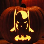 Halloween pumpkin carving Batman