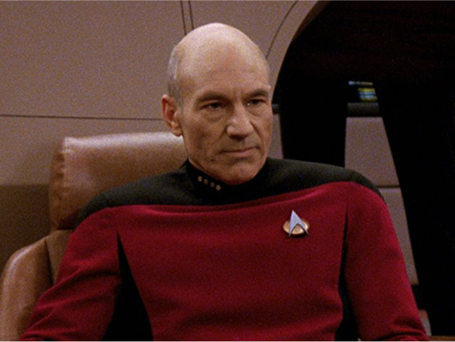 Picard on star Trek